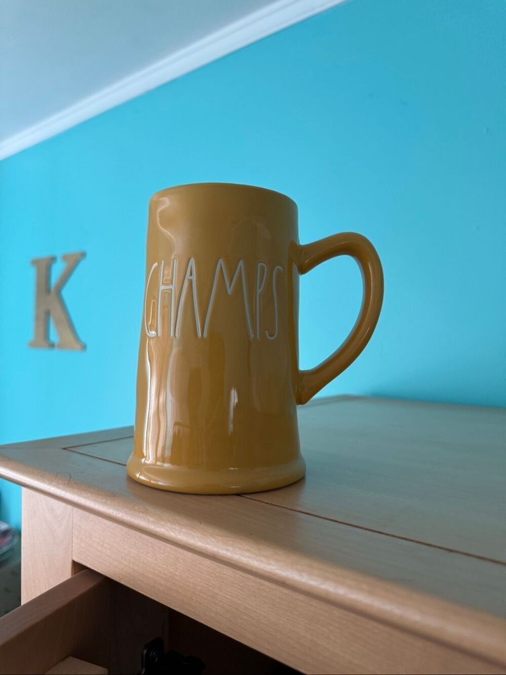 Rae Dunn by Magenta Football Champs Oversized  Mugs Steins